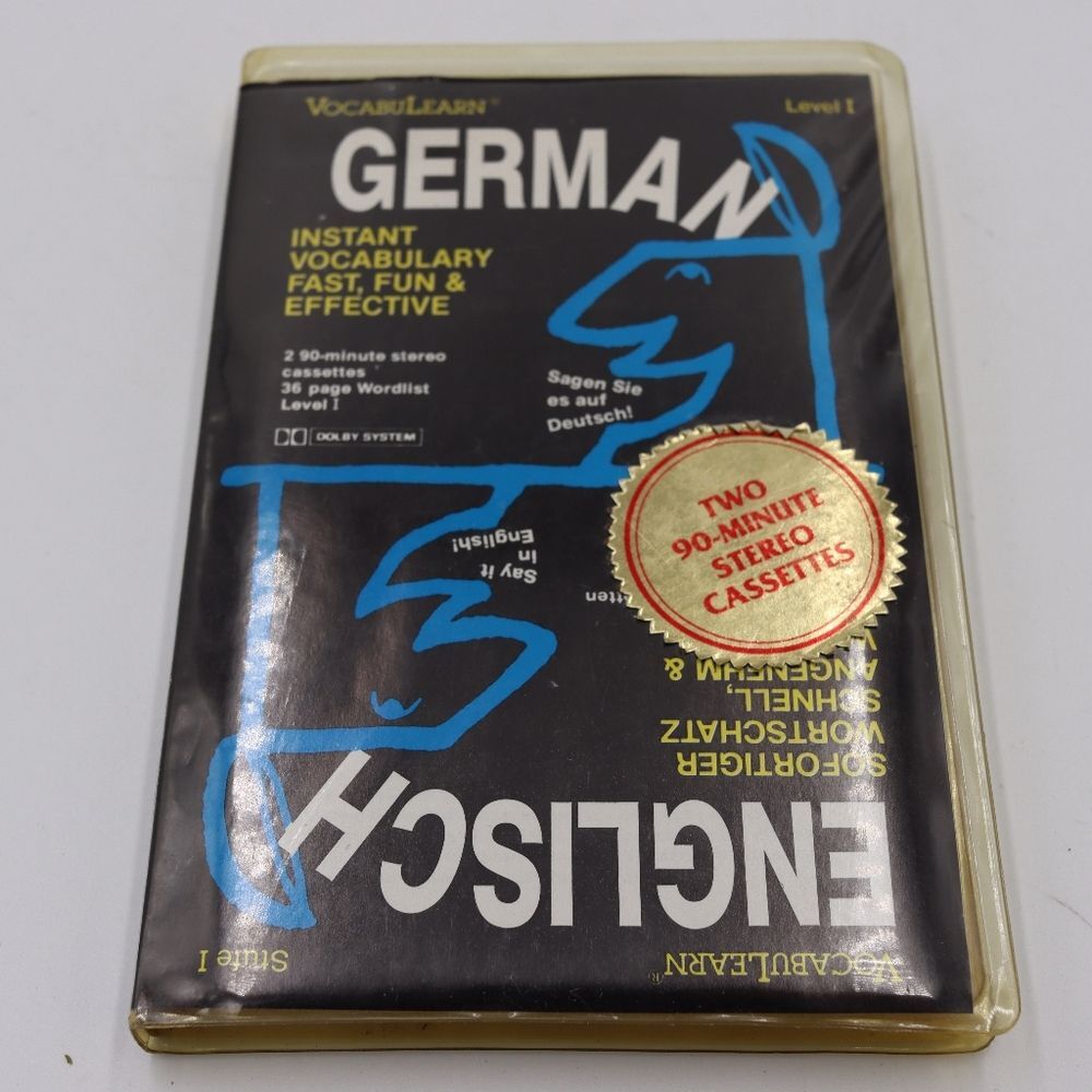 Learn German Cassette Tapes Language Learning Tapes